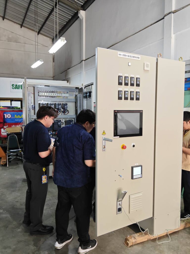 PLC Automation Control Panel FAT Testing Thailand
